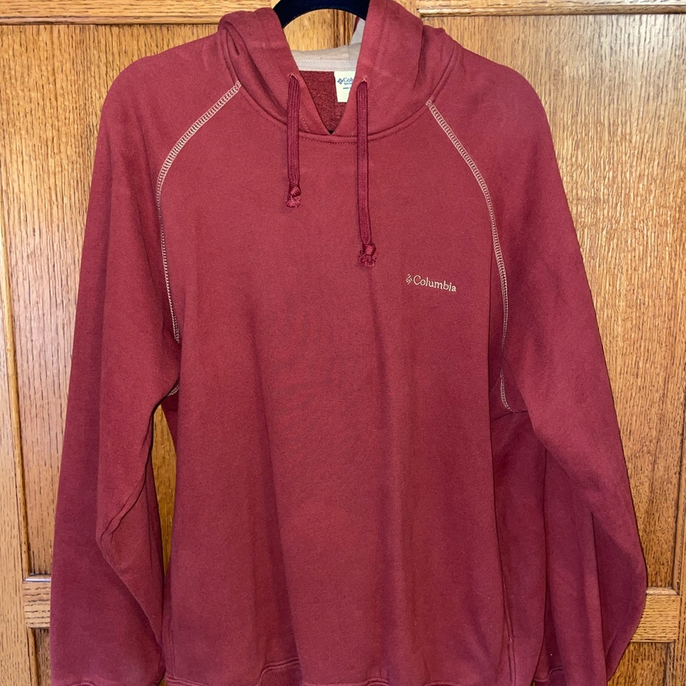 Columbia Brick Color Men's Hoodie. Large